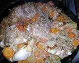 Foto del paso 3 de la receta: Pollo con vino blanco a la crema en disco de arado