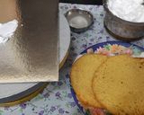 A picture of step 4 of Eggless pineapple cake.