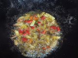 Tumis pare ikan teri