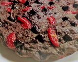 Foto del paso 4 de la receta: Brownie de chía, chocolate y frutas, sin harina