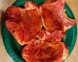 A picture of step 1 of Mike's Grilled Pork Chops & Baby Golden Russets.