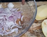 A picture of step 1 of Vegetable pakoray.