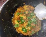 A picture of step 6 of Pudina paneer.