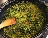 Une image de l'étape 4 de Riz « vert » aux petits pois épicés.
