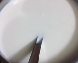 A picture of step 1 of Dodh sawia with shakar(vermicelli).