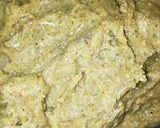 A picture of step 1 of Chicken cheese kabab.