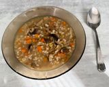 A picture of step 11 of Суп с крупами, бобовыми и шампиньонами.