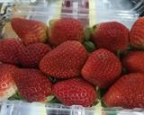 A picture of step 1 of Strawberry Lassi🍓🍓.