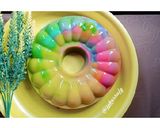 Foto langkah ke 8 dari resep Puding Unicorn Simple.
