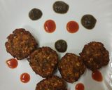 A picture of step 5 of Sprouted Green Gram Pakoda.