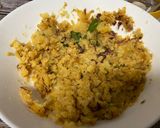 A picture of step 3 of Aloo bonda (fried potato balls).