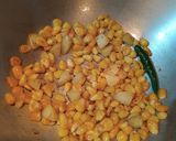 A picture of step 4 of Corn Chaat.