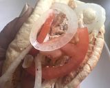 Foto del paso 9 de la receta: Gyros pita, comiendo por las calles de Atenas