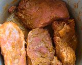 Gambar langkah 1 resipi 7:6:26 - Daging goreng cili padi.