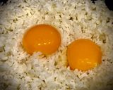Hình bước làm 1 của món Cơm chiên trứng