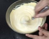 A picture of step 11 of Mango Cheesecake no bake.