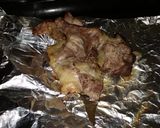 A picture of step 5 of Grilled beef#mykids favorite.