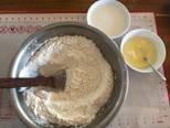 Bánh mì bơ sữa nhân custard lá dứa (ít ngọt) bước làm 1 hình