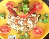 A picture of step 8 of Methi Matar Butter Masala Pulao.