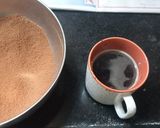 A picture of step 1 of Barley coffee chocolate cake.