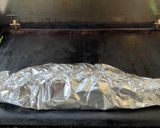 Une image de l'étape 11 de Saumon sauvage en papillote à l ail mariné et herbes aromatiques.