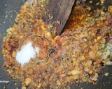 A picture of step 2 of Matar masala dry.
