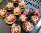 Une image de l'étape 5 de Courgette et tomates moutarde citron épices et emmental (recette plancha).