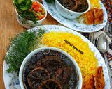 عکس مرحله 3 از دستور ❤️قورمه سبزی با مرغ😍