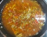 A picture of step 3 of Vegetable Vermicelli.