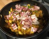 Une image de l'étape 4 de Courgette xxl farcie aux légumes,pancetta et beaufort.