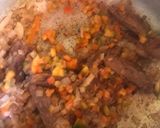 A picture of step 3 of Bowtie Pasta Stew 🤩.