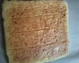 A picture of step 13 of Firni stuffed Rice flour Deco roll cake.