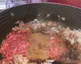 A picture of step 1 of Shepherd’s Kibbeh in a Tray.