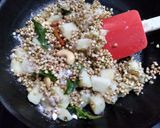 A picture of step 3 of Buckwheat Kuttu ki giri ki upma.