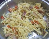 Hình bước làm 4 của món Nộm măng tươi