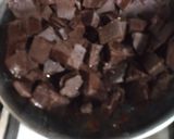 A picture of step 1 of Nutty Chocolate fudge.