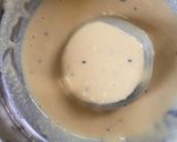 A picture of step 6 of Aubergine dipped in Besan or Chickpea flour / Pur Bhora Begun Bhaaja in Thakurbari style.