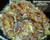 A picture of step 3 of Bhindi pyaza 😋.