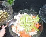 A picture of step 4 of Grilled chicken salad.