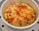 A picture of step 8 of Yellow Moong Dal Dhokla.