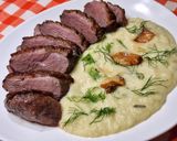 Kacsamell édeskömény pürével recept fázis 8 fotója
