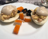 Foto del paso 3 de la receta: Huevos con atún 🥚