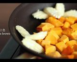 南瓜乳酪開放三明治 gorgonzola的食譜步驟2照片