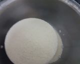 A picture of step 1 of Red velvet dhokla.