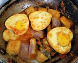 Foto langkah ke 8 dari resep Balado Terong dan Telur Mata Hati.