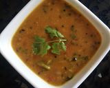 A picture of step 5 of Surati daal.