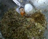 A picture of step 2 of Brinjal chokha.