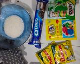 Foto langkah ke 1 dari resep Puding oreo milo.