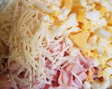 Sonkás-mascarponés melegszendvics krém recept fázis 2 fotója