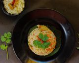 A picture of step 6 of Vegetable Upma.